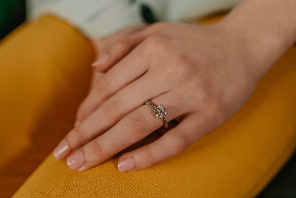 Jaide Platinum Engagement Ring