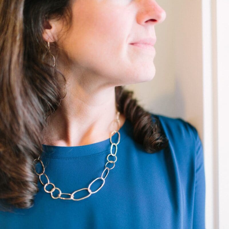 Handmade Multi-Link Necklace Made in Maine