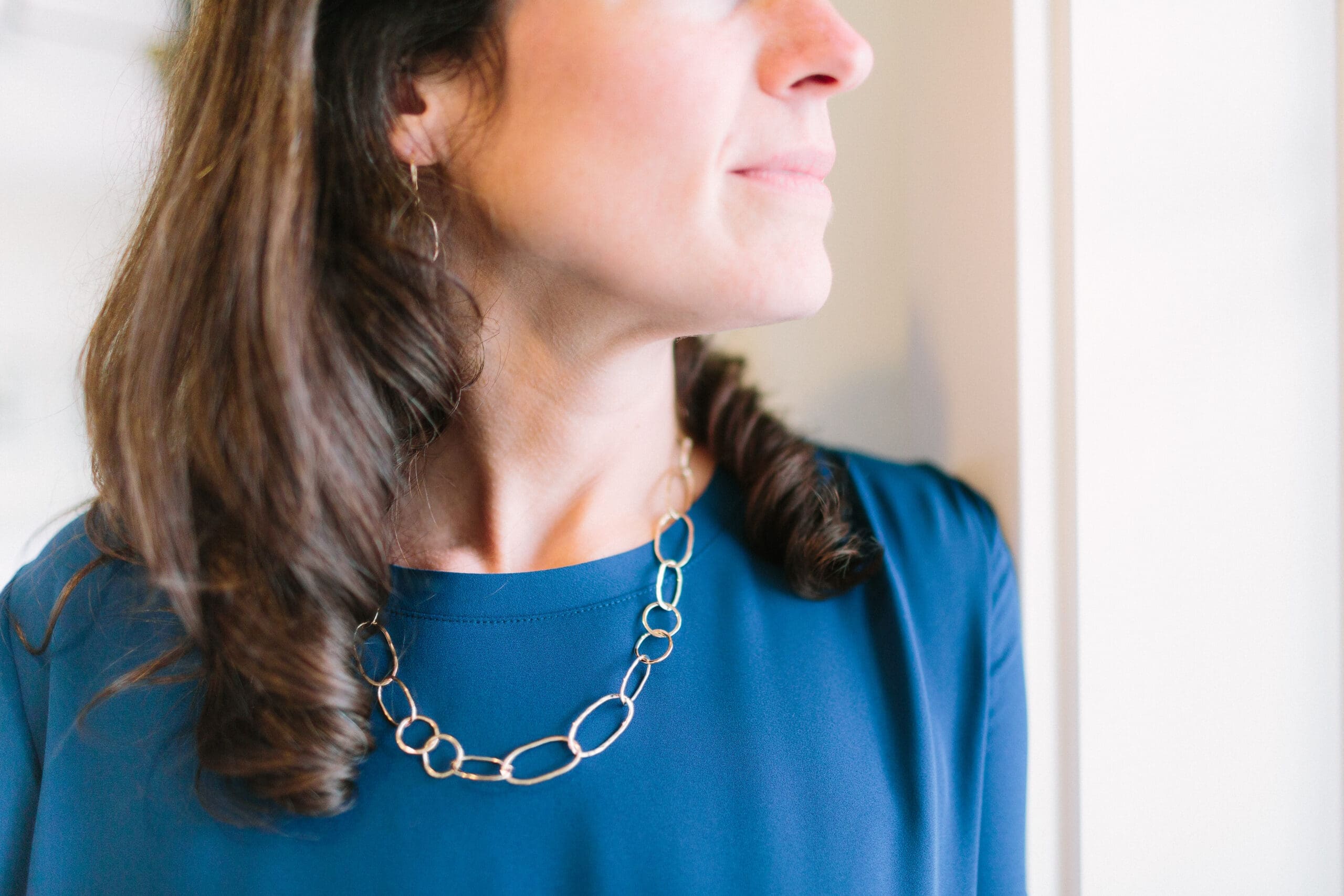 Handmade Multi-Link Necklace Made in Maine