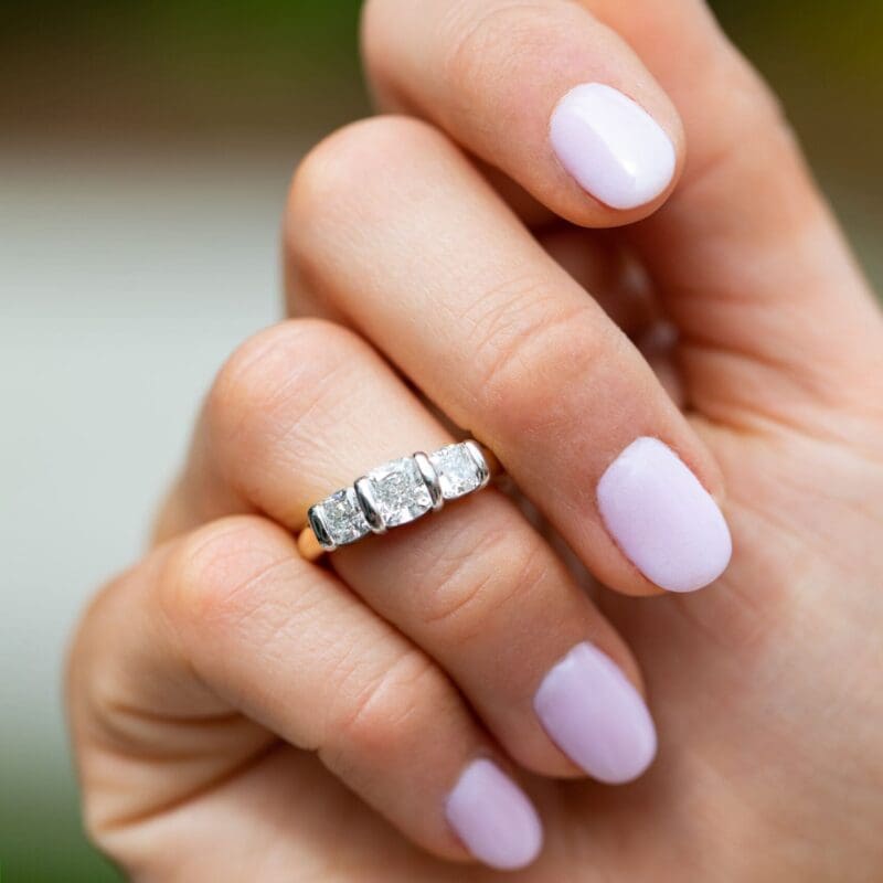 Diamond Ridge Engagement Ring Diamond Ride Engagement Ring