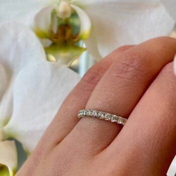 Platinum Diamond Wedding Band