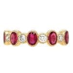Ruby and Diamond Ring 200-1857 14k yellow gold
