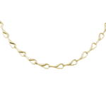 Needle's Eye Link Necklace close up of links