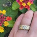 Golden Meadow Diamond Band