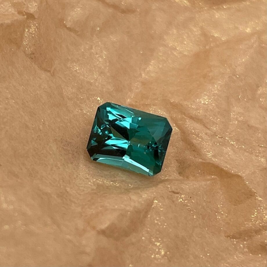 Blue Maine Tourmaline 1.62ct radiant cut loose