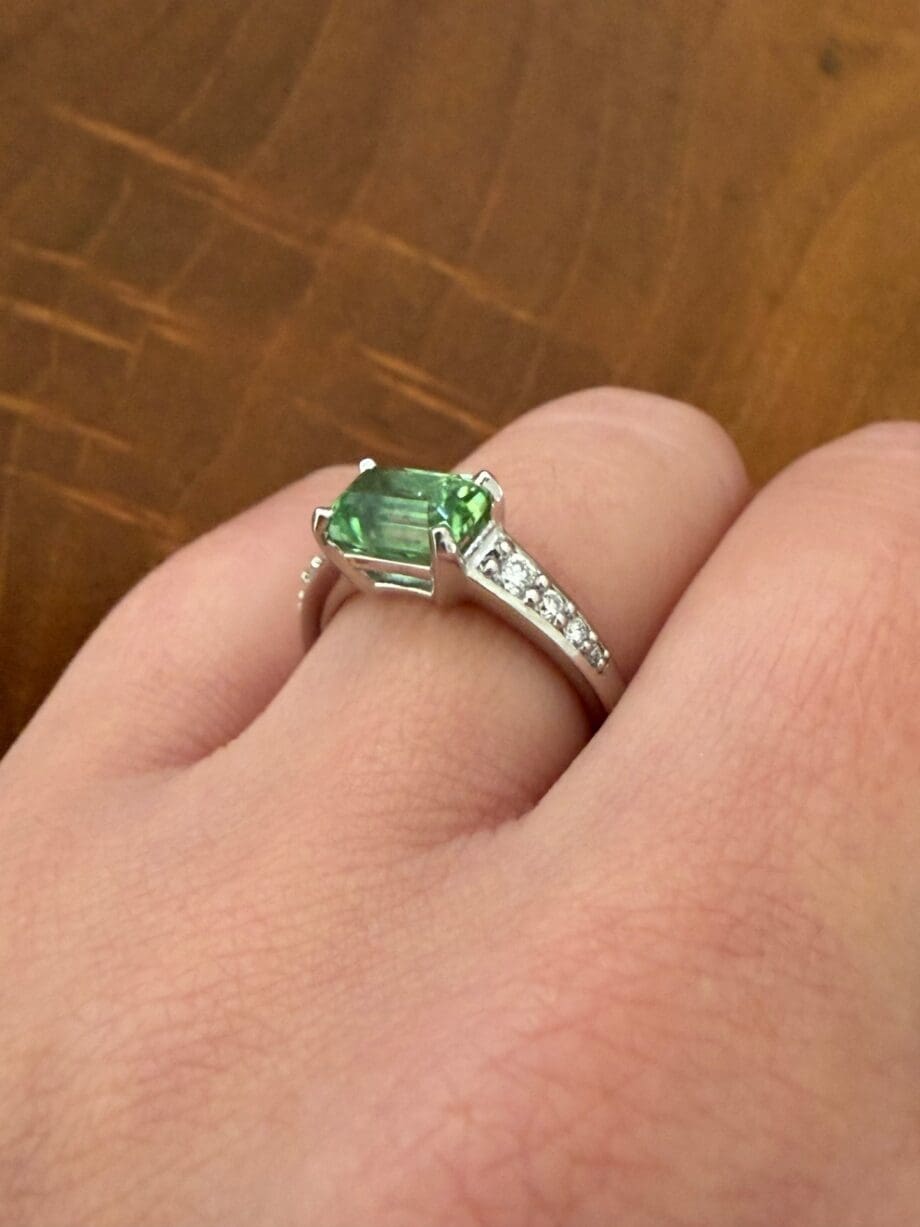 Tourmaline New Horizon Ring Angle