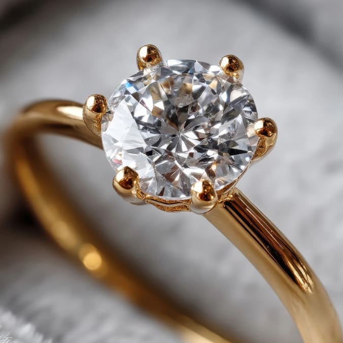 Diamond RIng in Setting