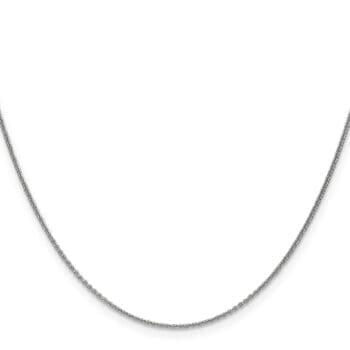 20-inch cable link chain in 14K white gold