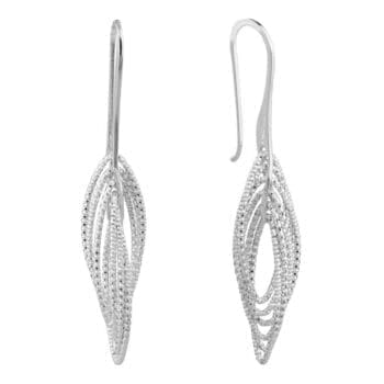 Sterling silver French wire earrings