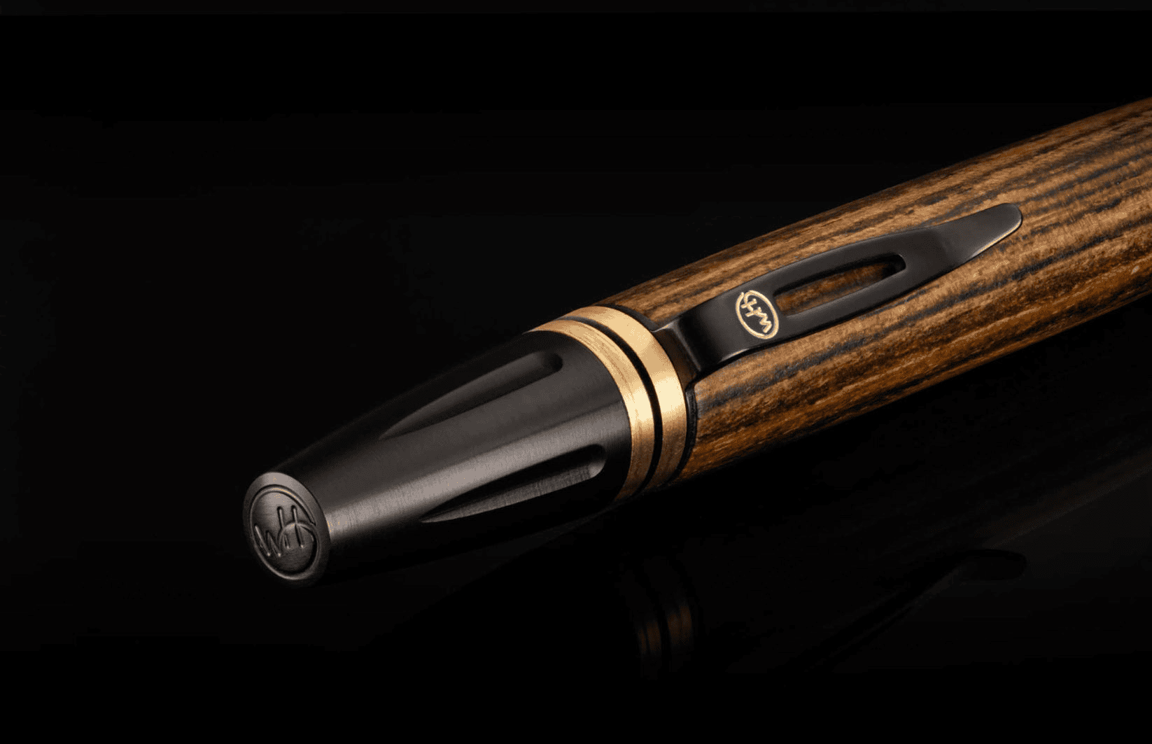Rosewood Caribe 13 men's jewelry featuring rich rosewood and distinctive wood grain texture